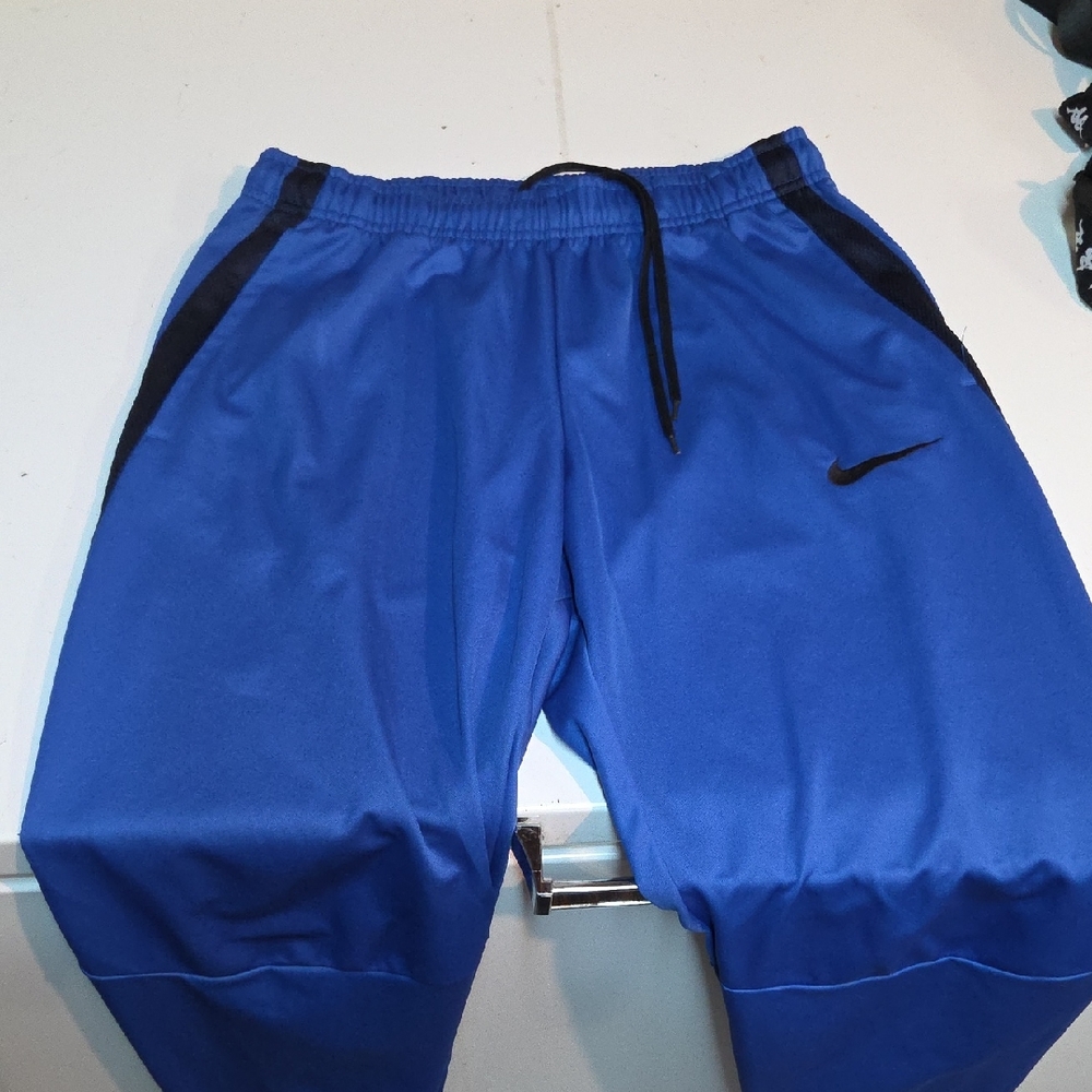 Nike Womes Royal Blue Joggers with Black Accents Sz L